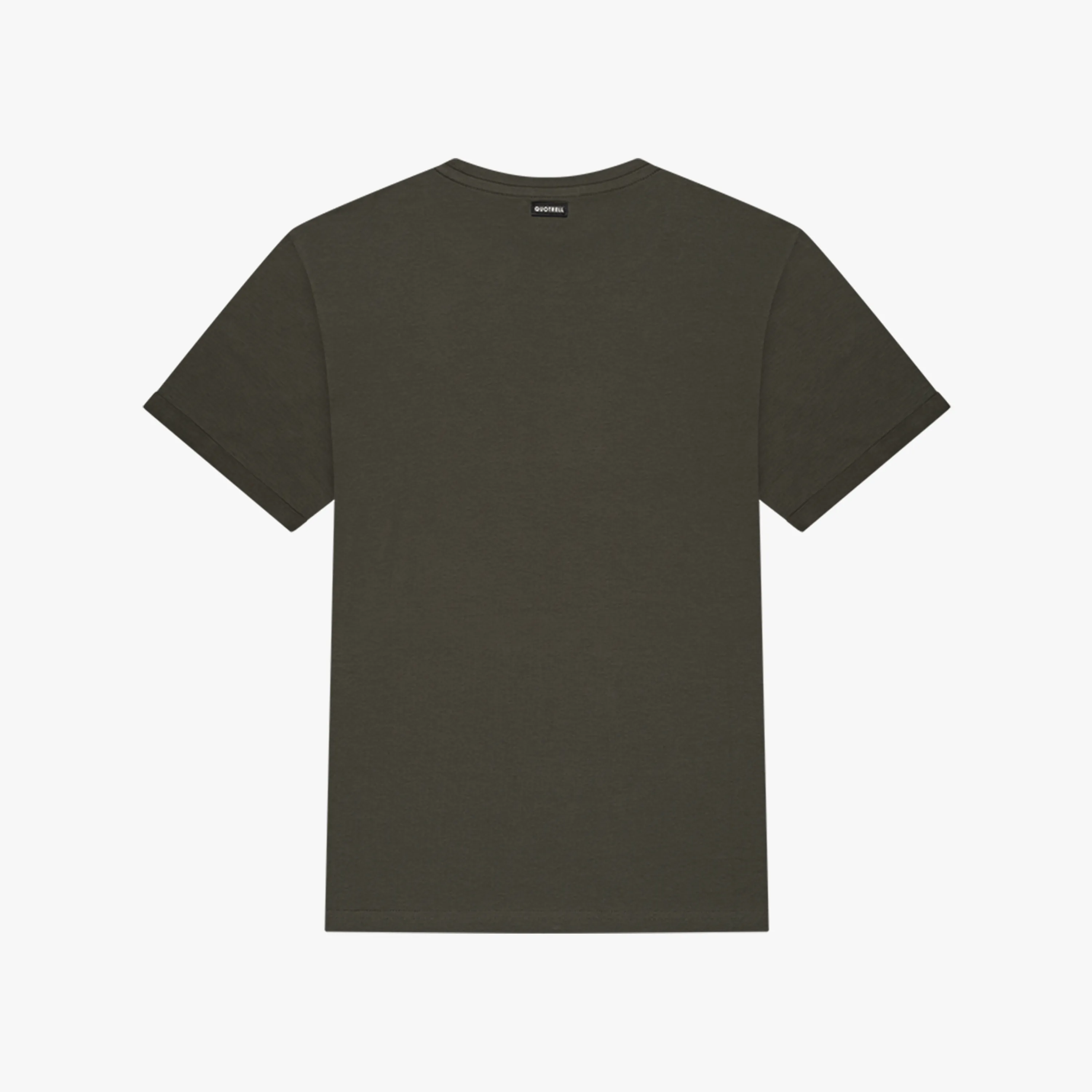 BASIC GARMENTS TEE | ARMY/WHITE