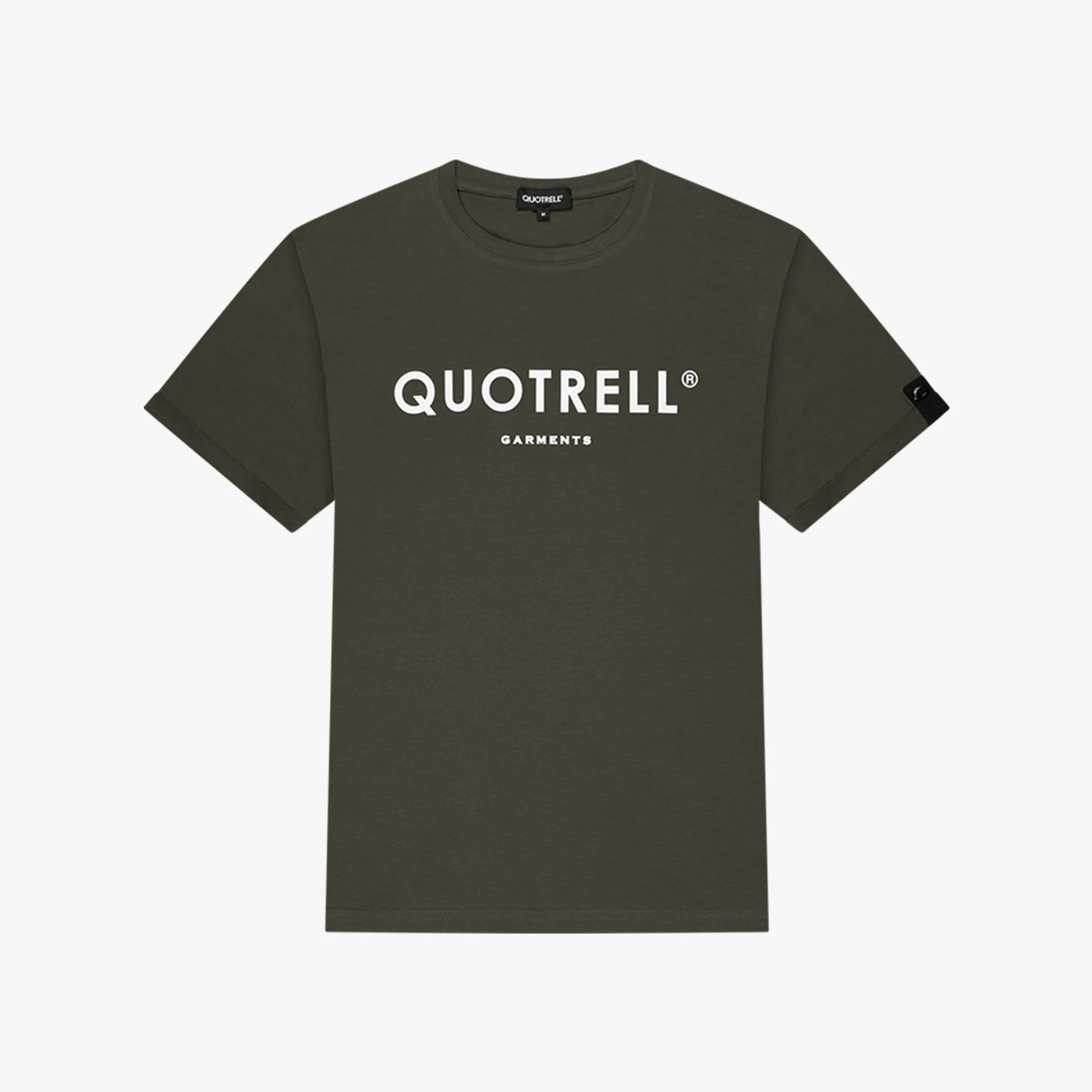 BASIC GARMENTS TEE | ARMY/WHITE