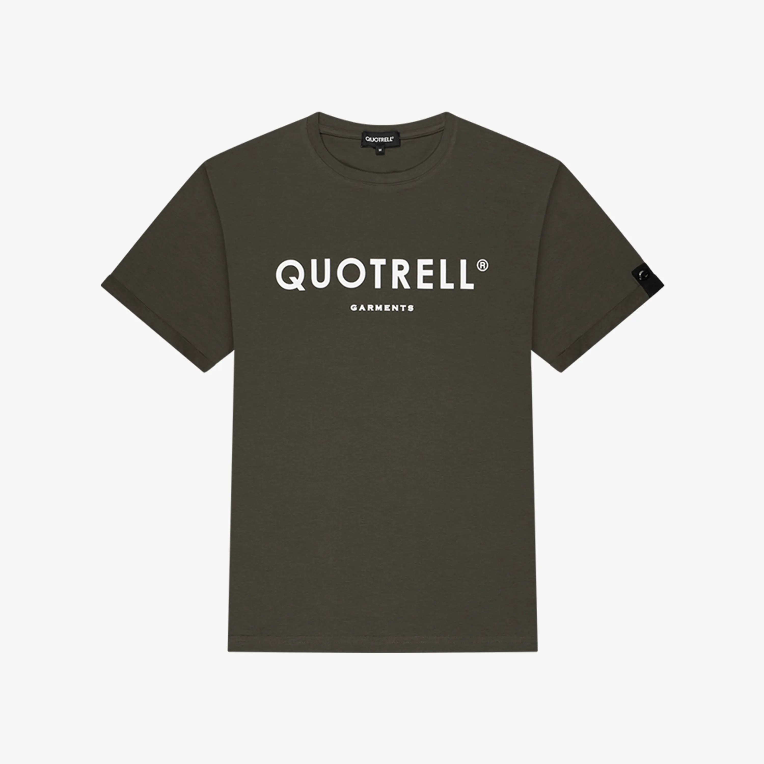 BASIC GARMENTS TEE | ARMY/WHITE