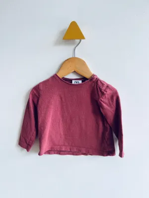 Basic Long sleeve Top // 6-9M