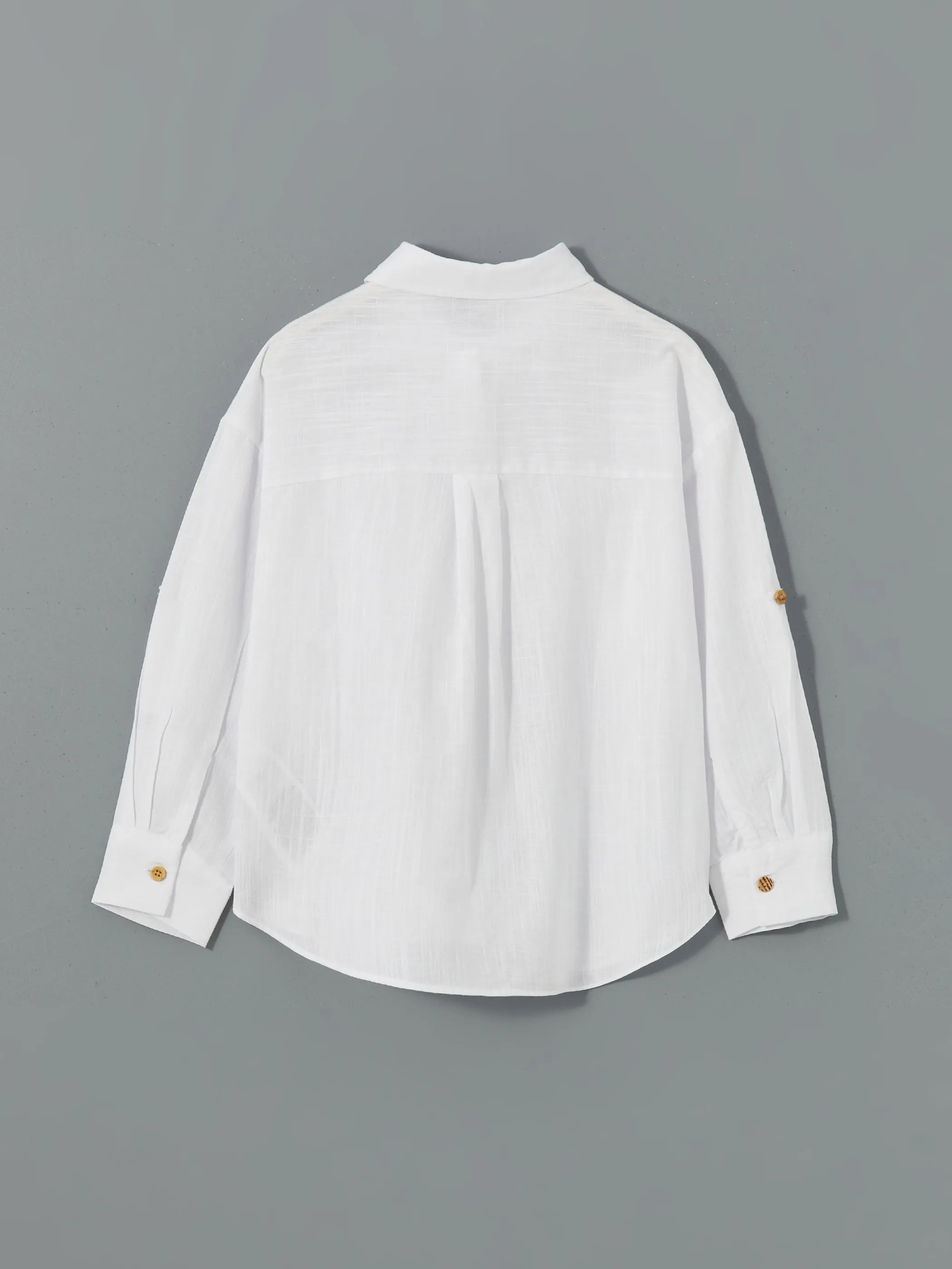Basic Long Sleeve Young Girl Shirt