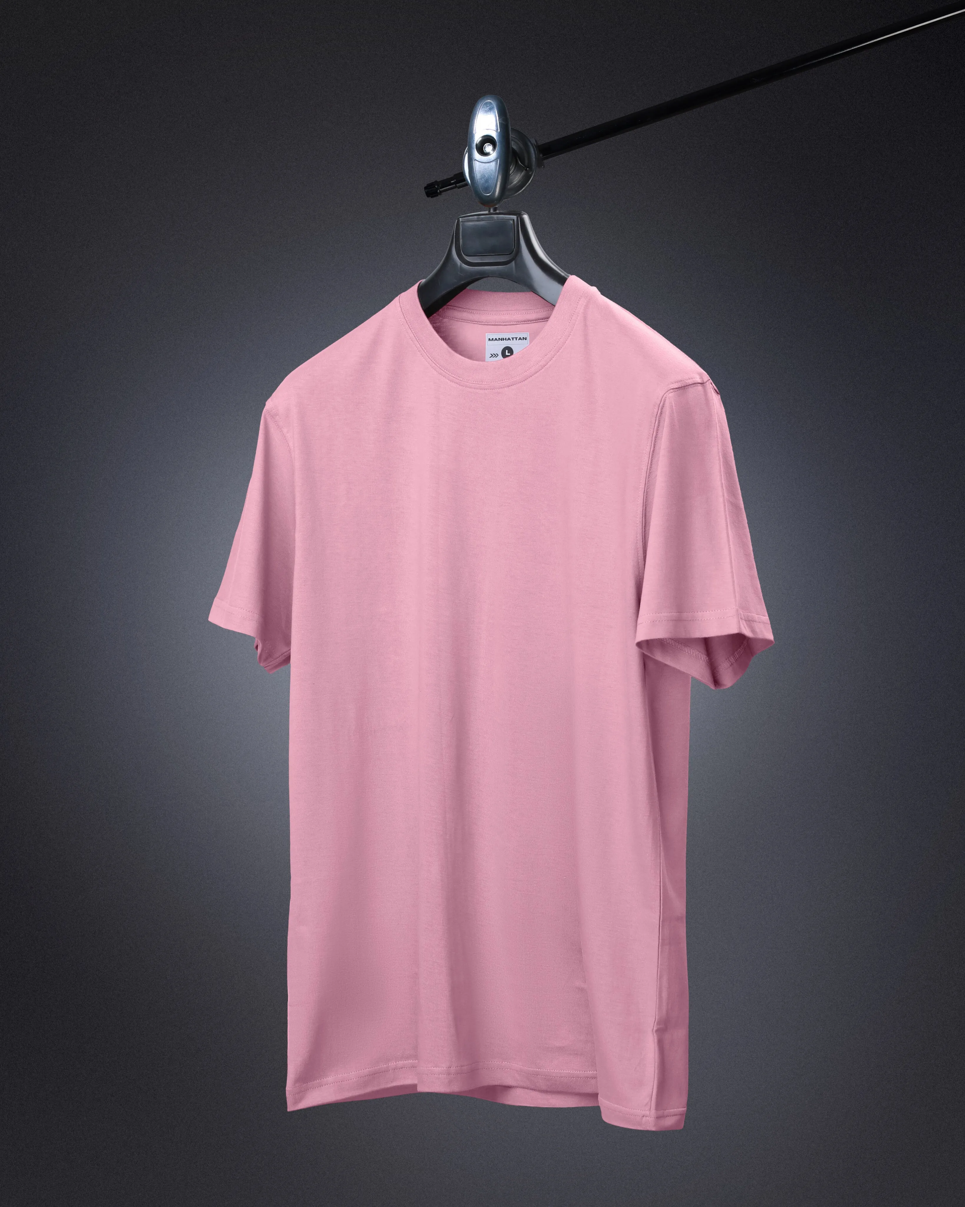 Basic Regular Fit T Shirts Unisex Dusty Pink