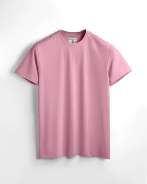 Basic Regular Fit T Shirts Unisex Dusty Pink