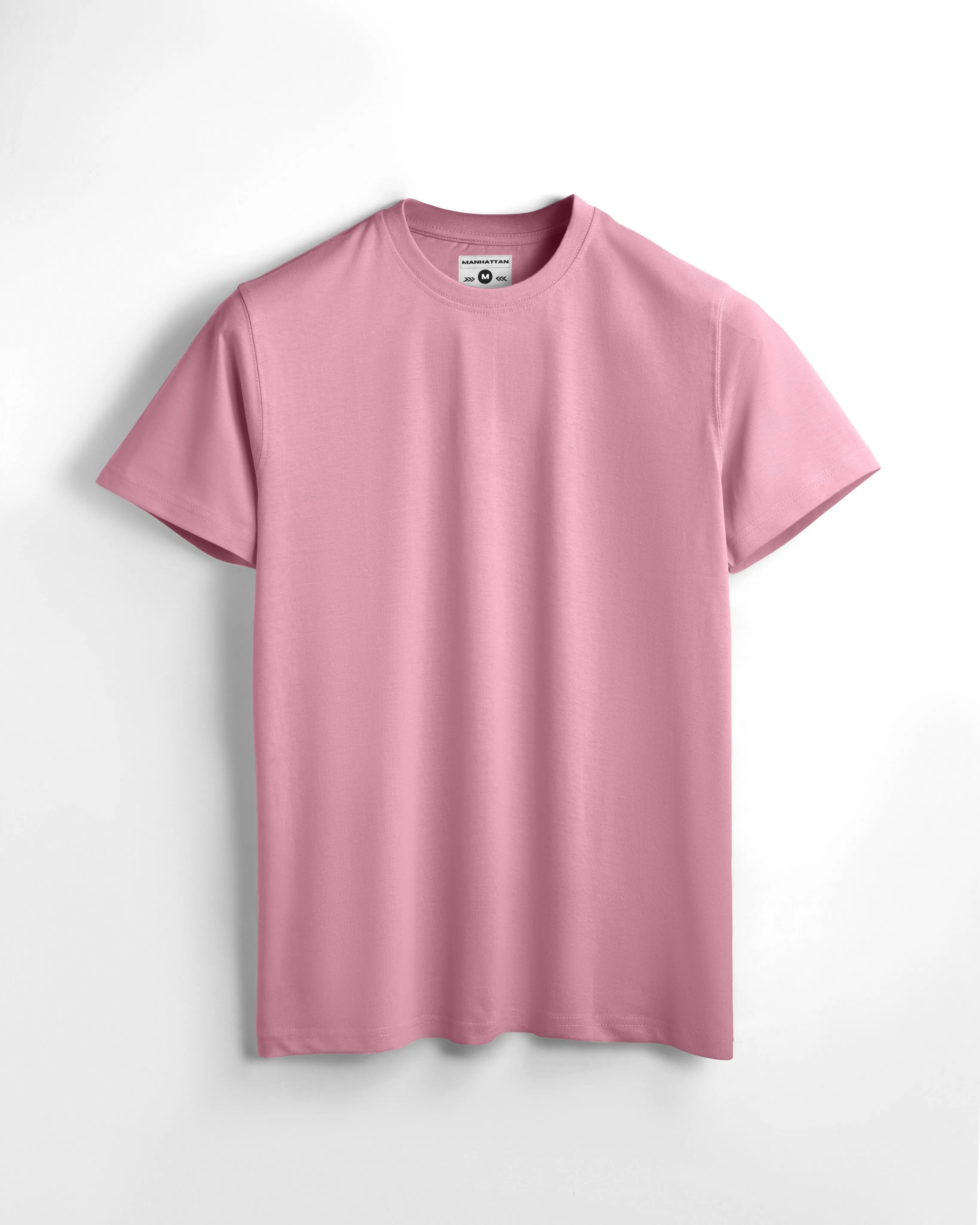 Basic Regular Fit T Shirts Unisex Dusty Pink