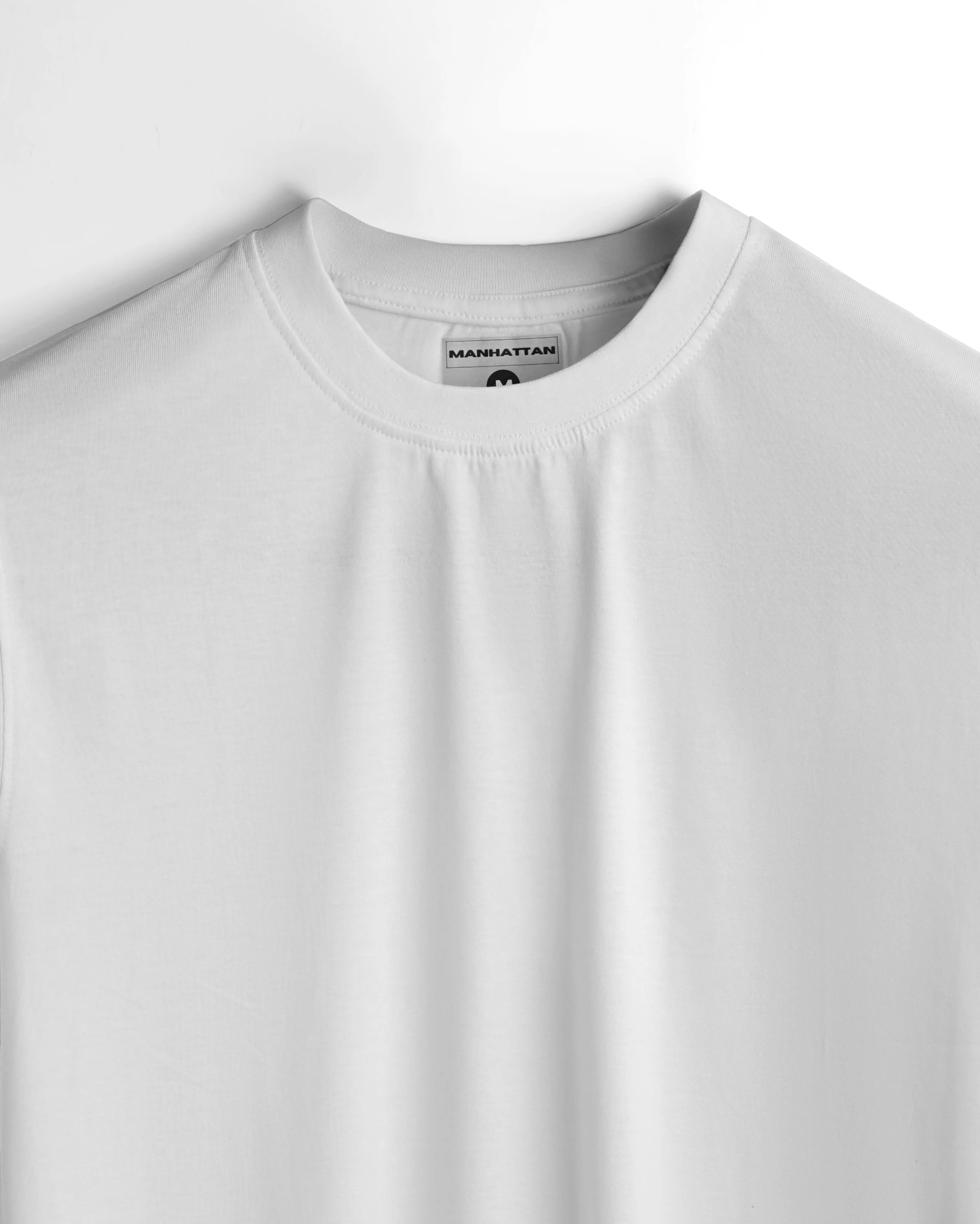Basic Regular Fit T Shirts Unisex White