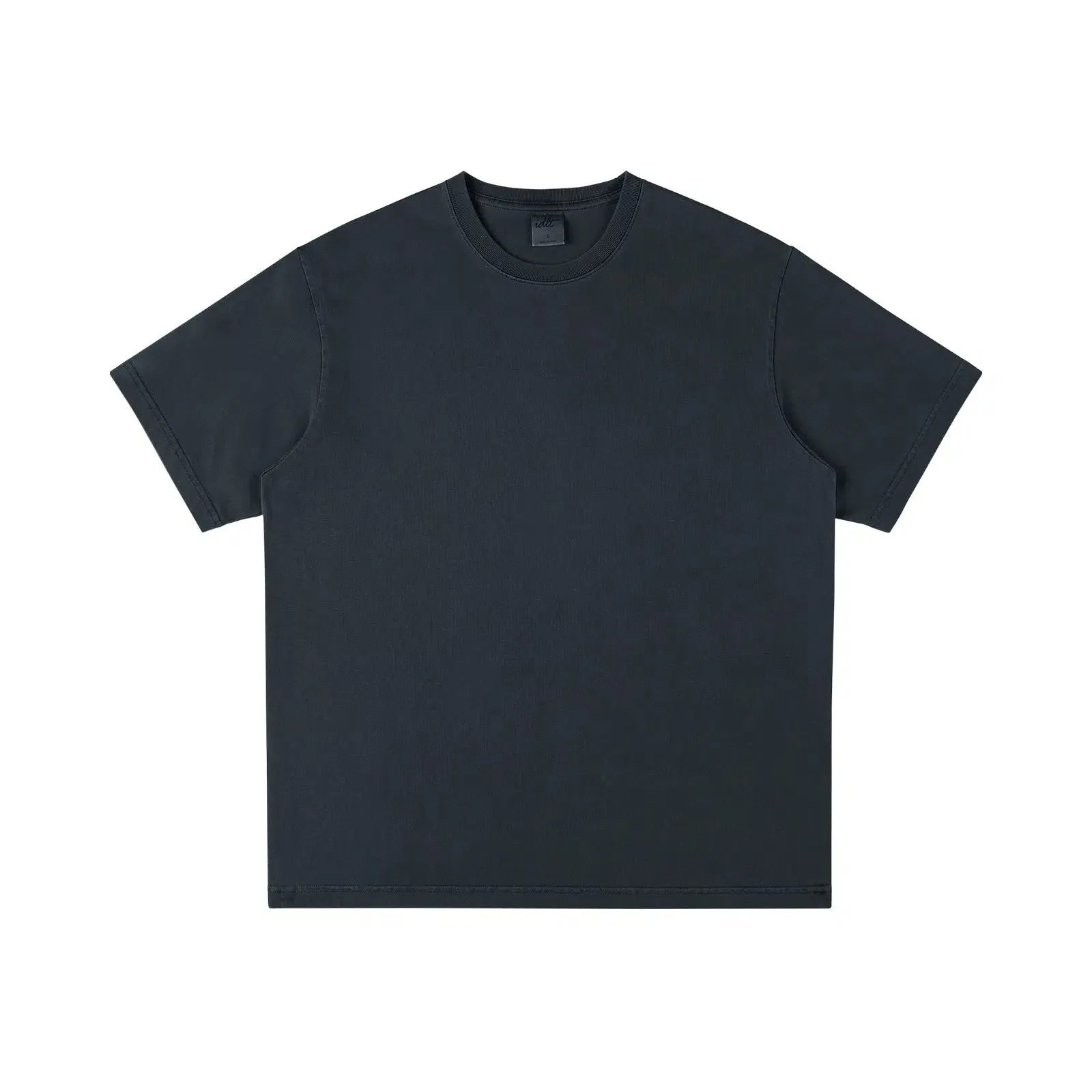Basic Washed Cotton Drop Shoulder T-shirt