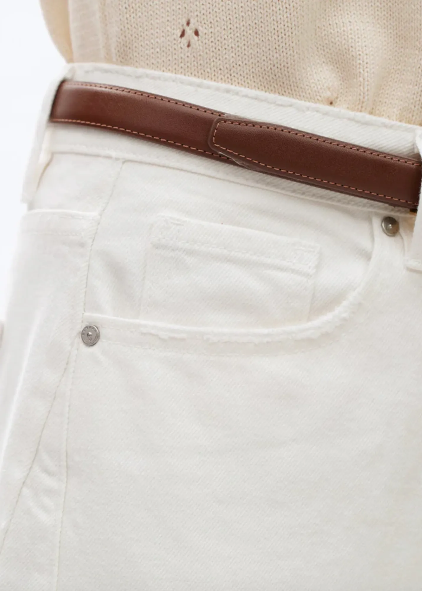 Bayeas High Waisted Barrel Leg Jeans