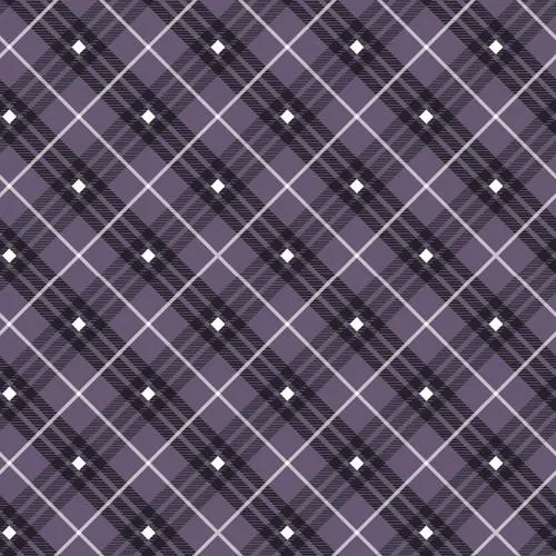 Bias Plaid Basics by Henry Glass Fabrics PURPLE