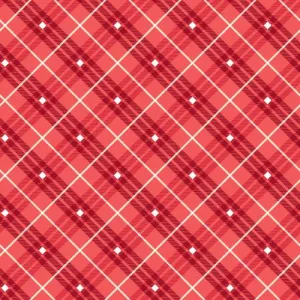 Bias Plaid Basics by Henry Glass Fabrics ROSE