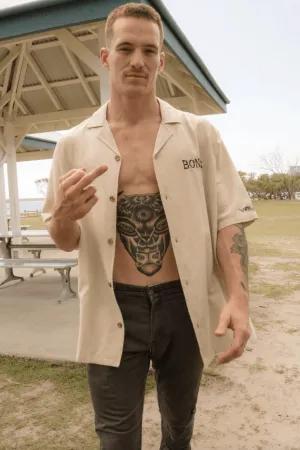 BILLY BONES CLUB CLUB RASKAL BOWLO SHIRT - SAND
