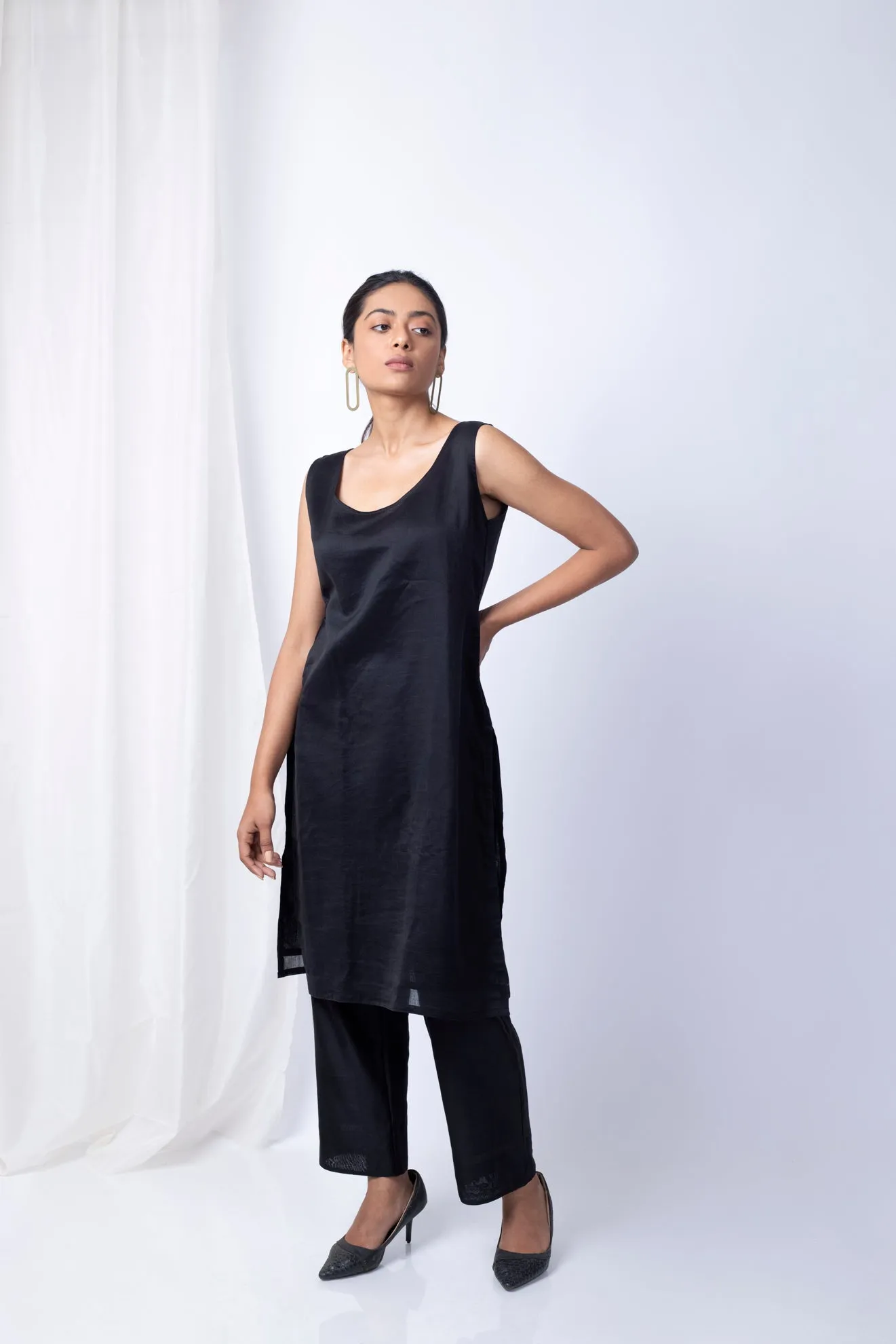 Black Lilies Jacket Set