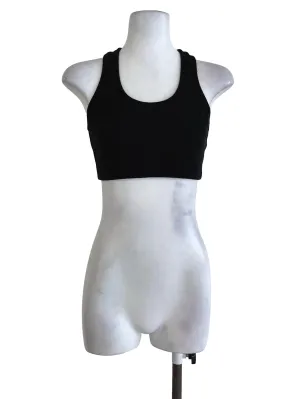 Black Plain Tank Top