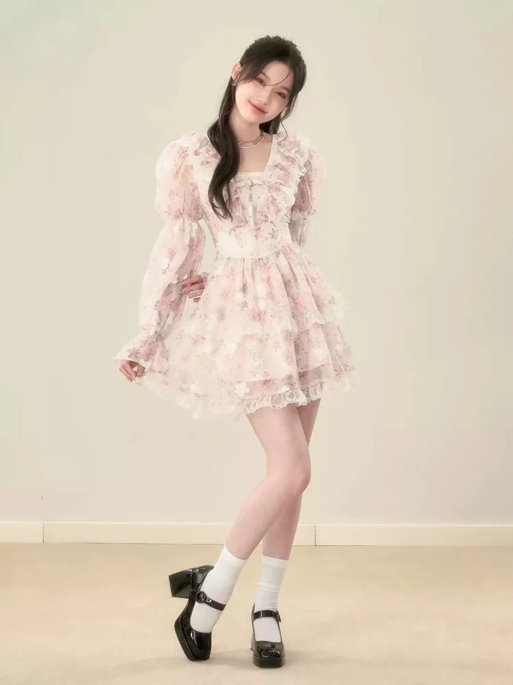 Blossom Reverie Lace Dress