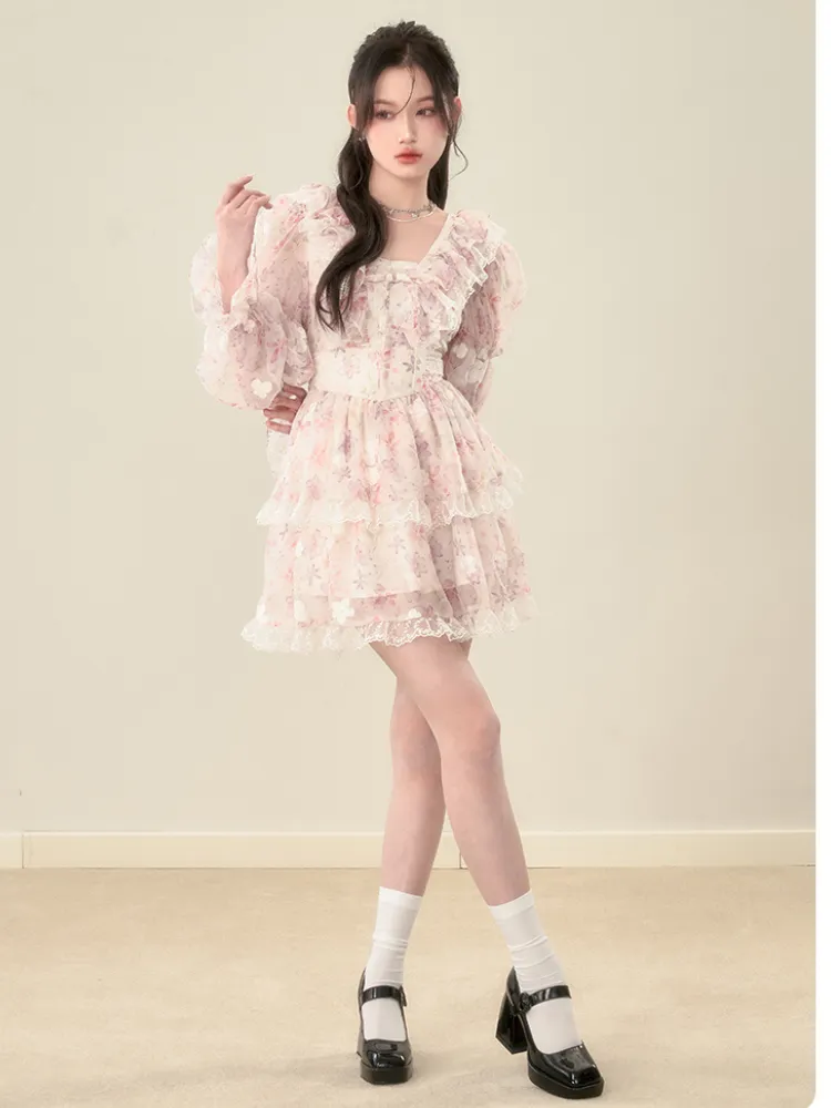 Blossom Reverie Lace Dress