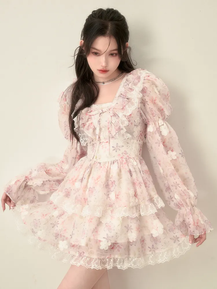Blossom Reverie Lace Dress