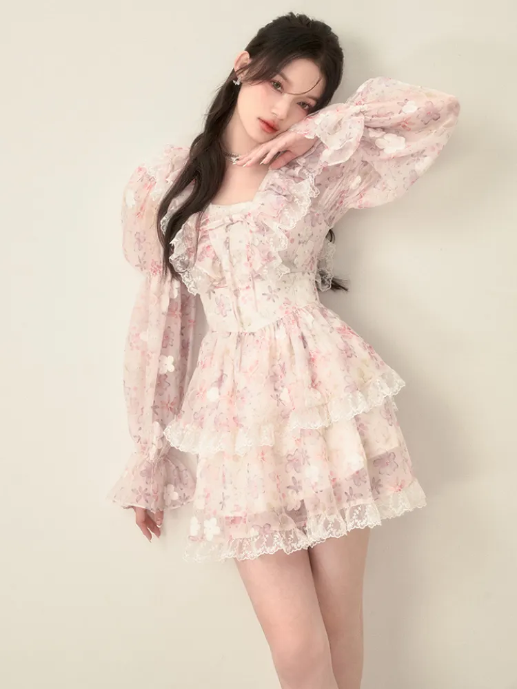 Blossom Reverie Lace Dress