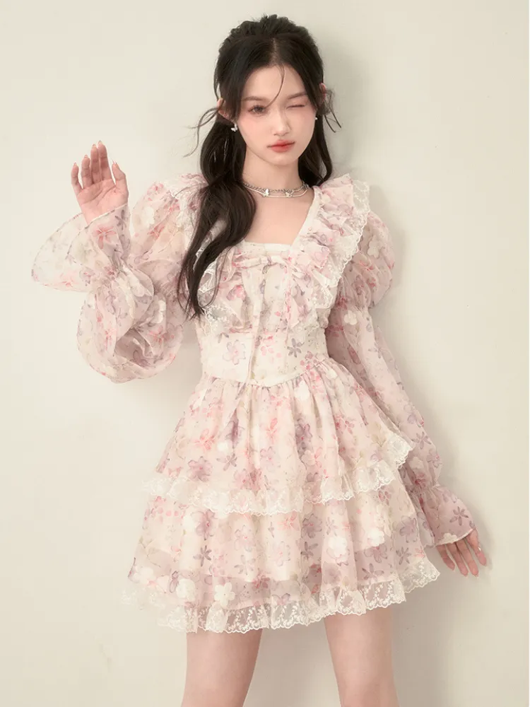 Blossom Reverie Lace Dress