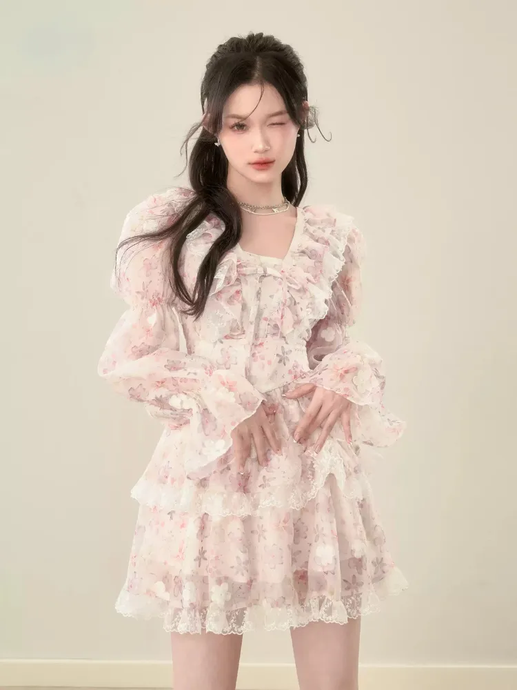 Blossom Reverie Lace Dress