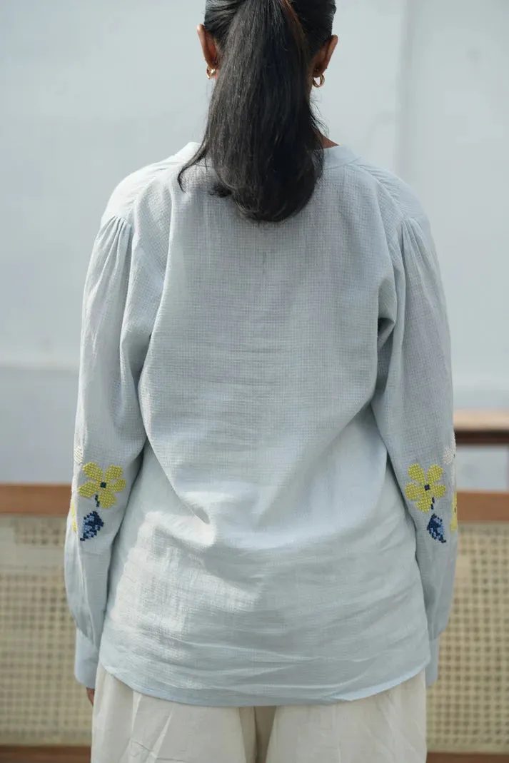 Blu | Cotton Shirt