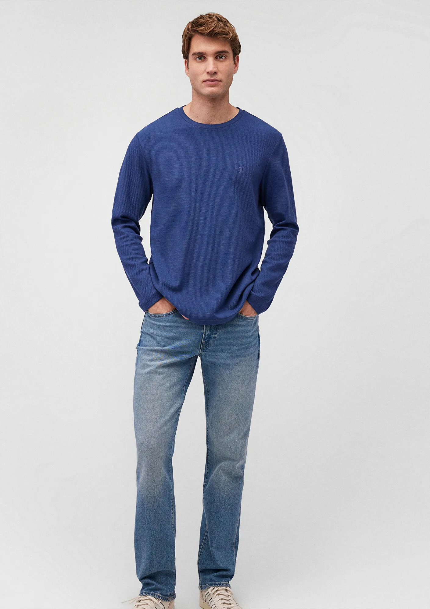 Blue Basic Tee