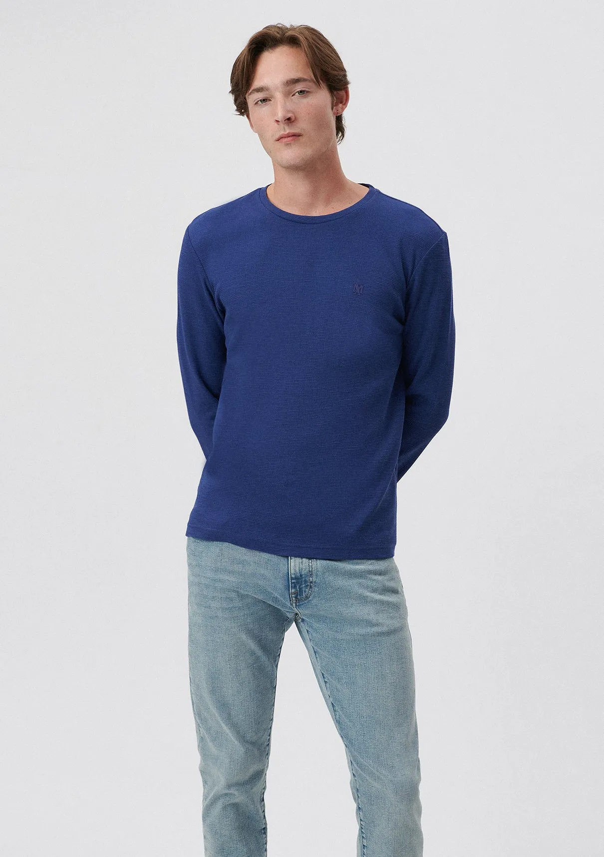 Blue Basic Tee