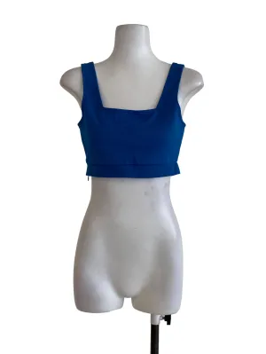 Blue Plain Tank Top