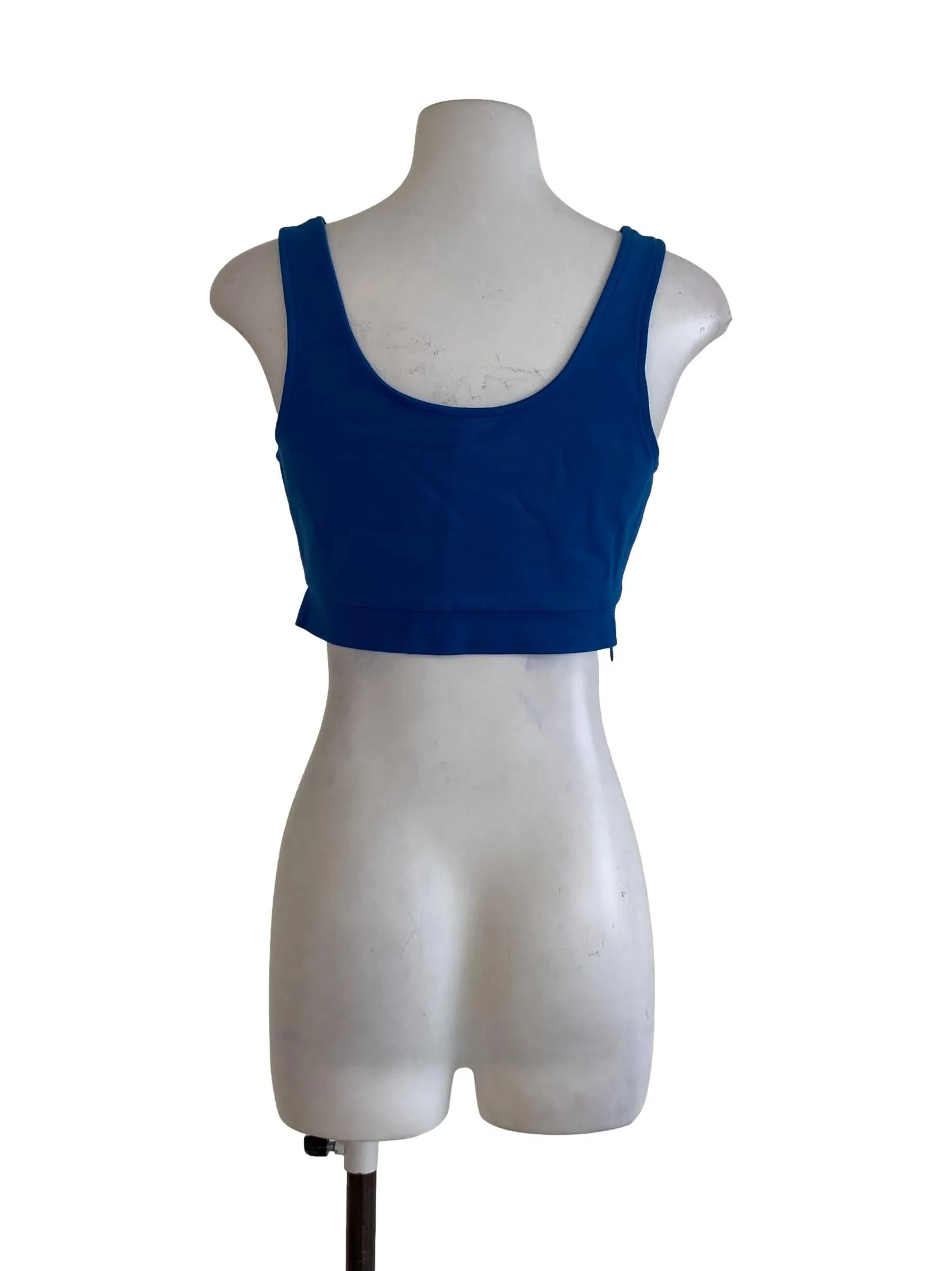 Blue Plain Tank Top