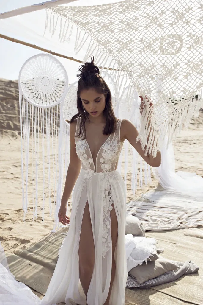 Boho Floral Lace Overlay Dress KIRA