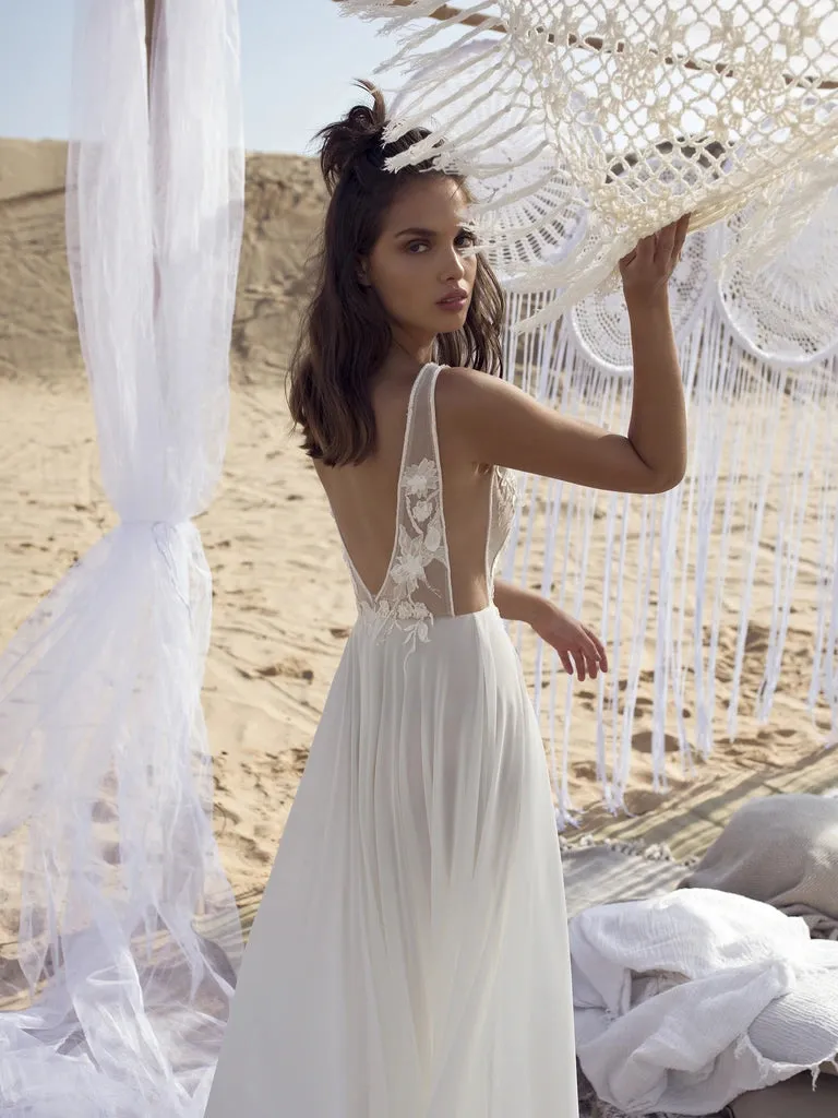 Boho Floral Lace Overlay Dress KIRA