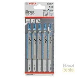 BOSCH T 318 A BOSCH Jigsaw Blades 132 mm 5PC