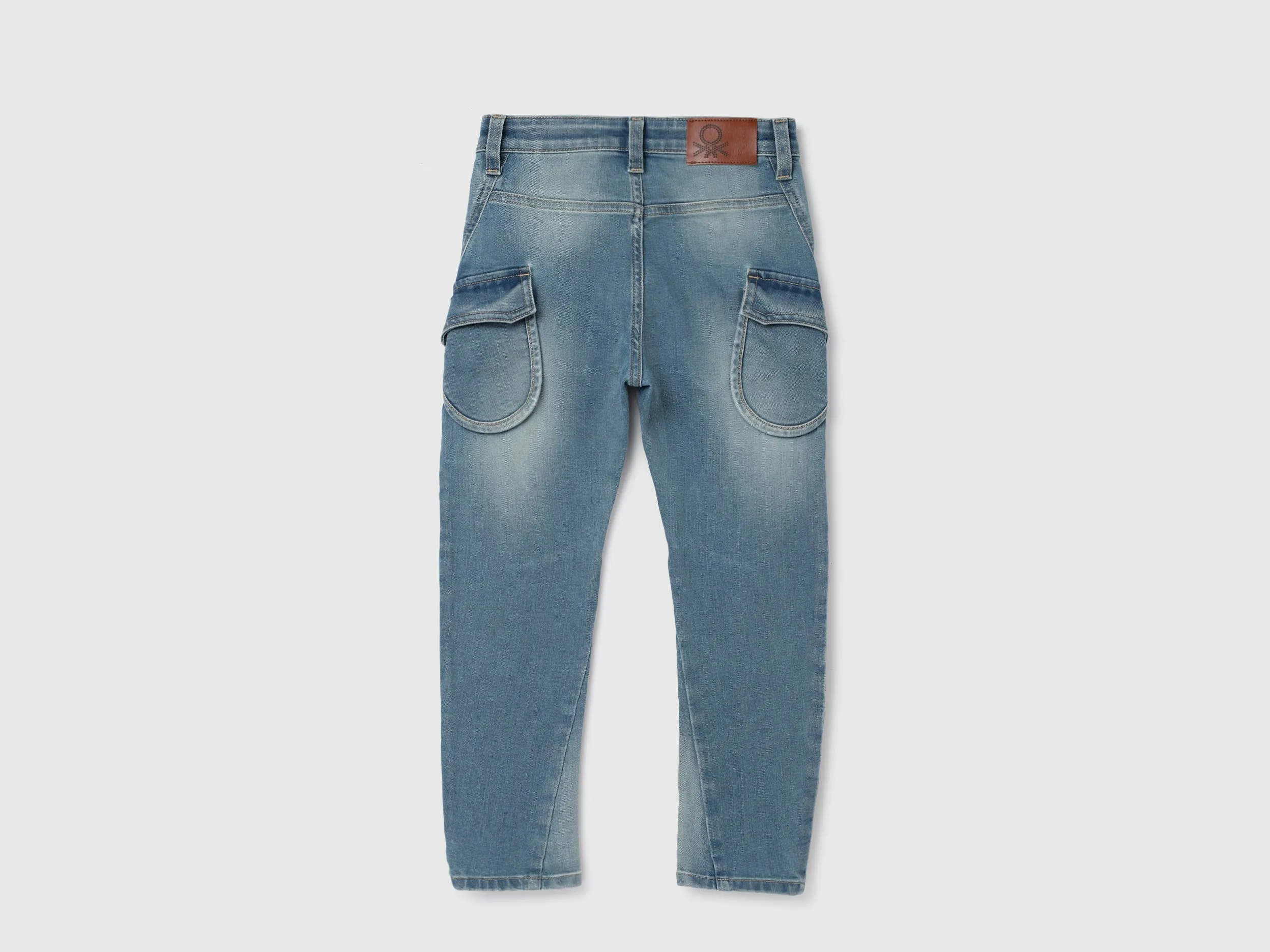 Boy's Solid Carrot Fit Jeans