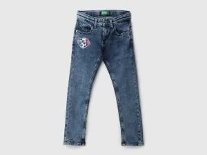 Boys Solid Slim Fit Jeans