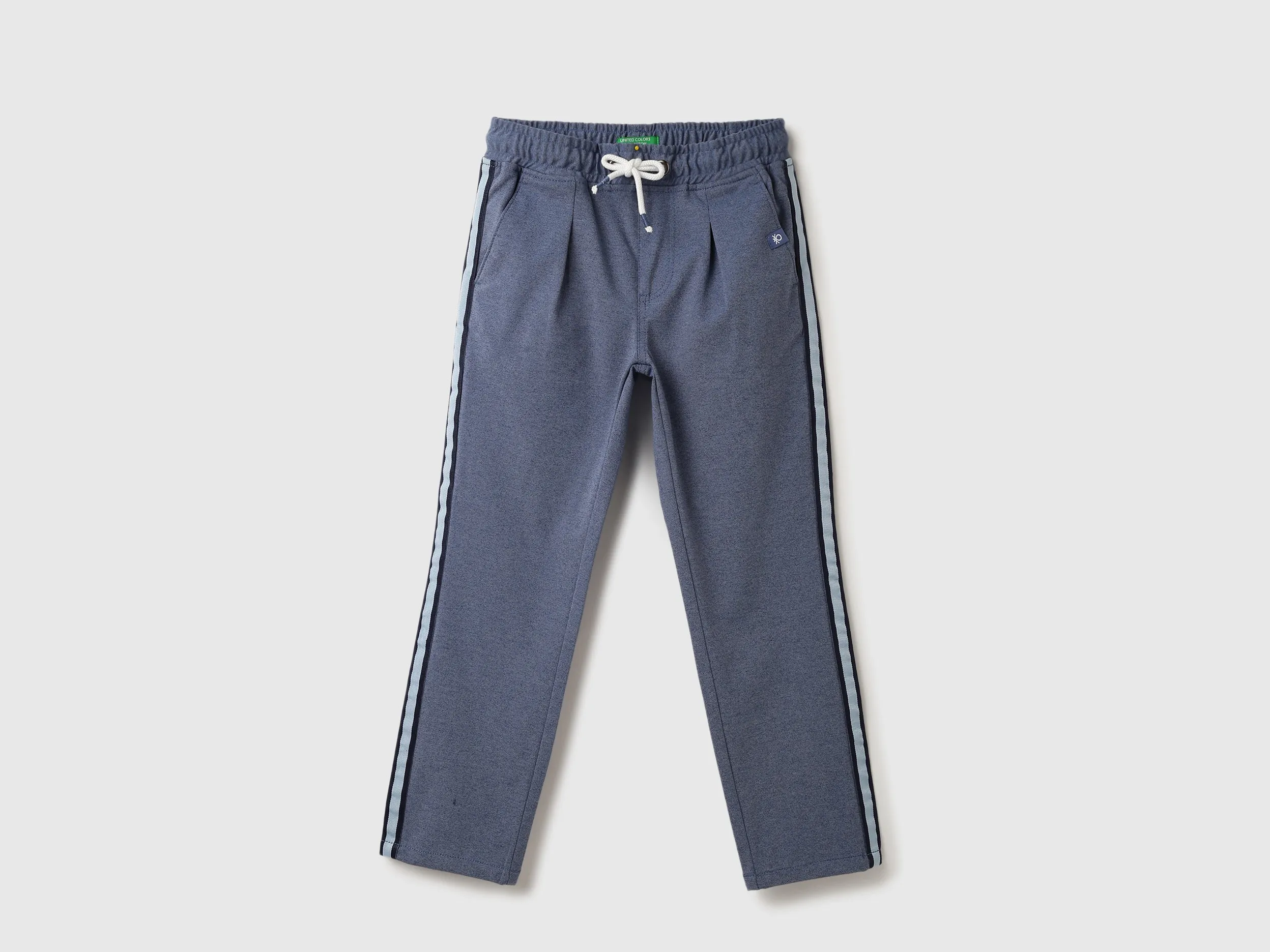 Boys Textured Regular Fit Trousers