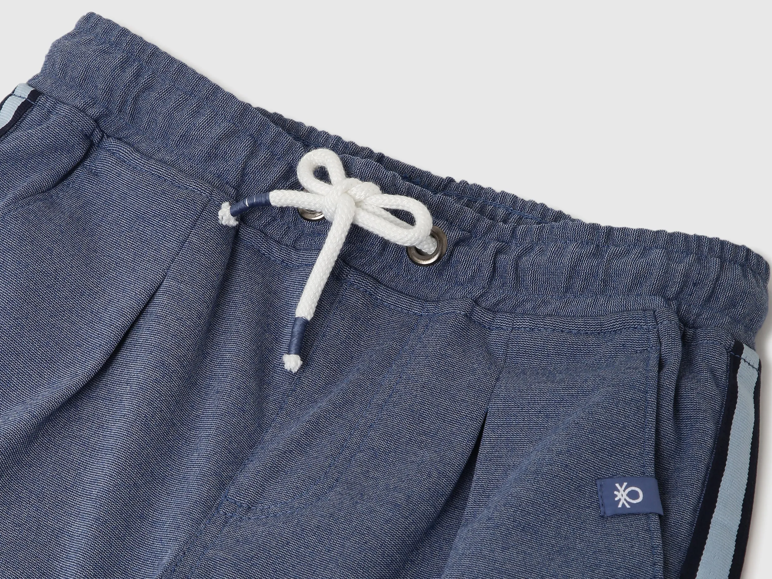Boys Textured Regular Fit Trousers