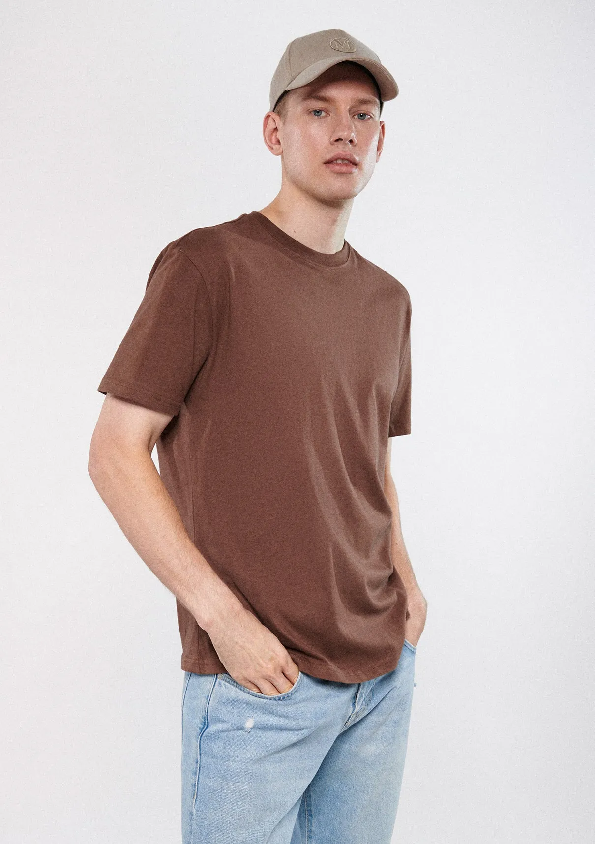 Brown Basic T-Shirt
