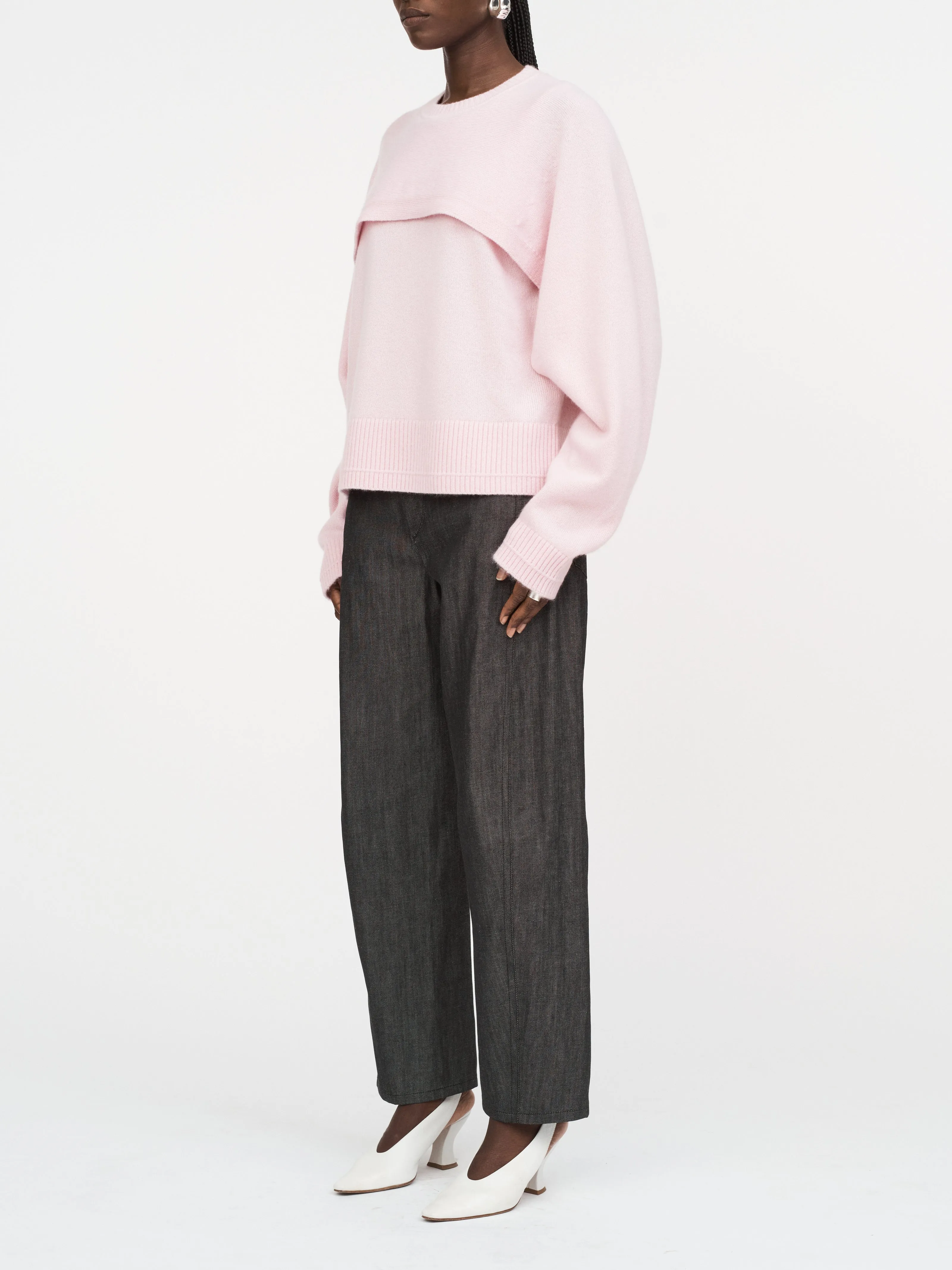 Cape Crew in Whisper Pink