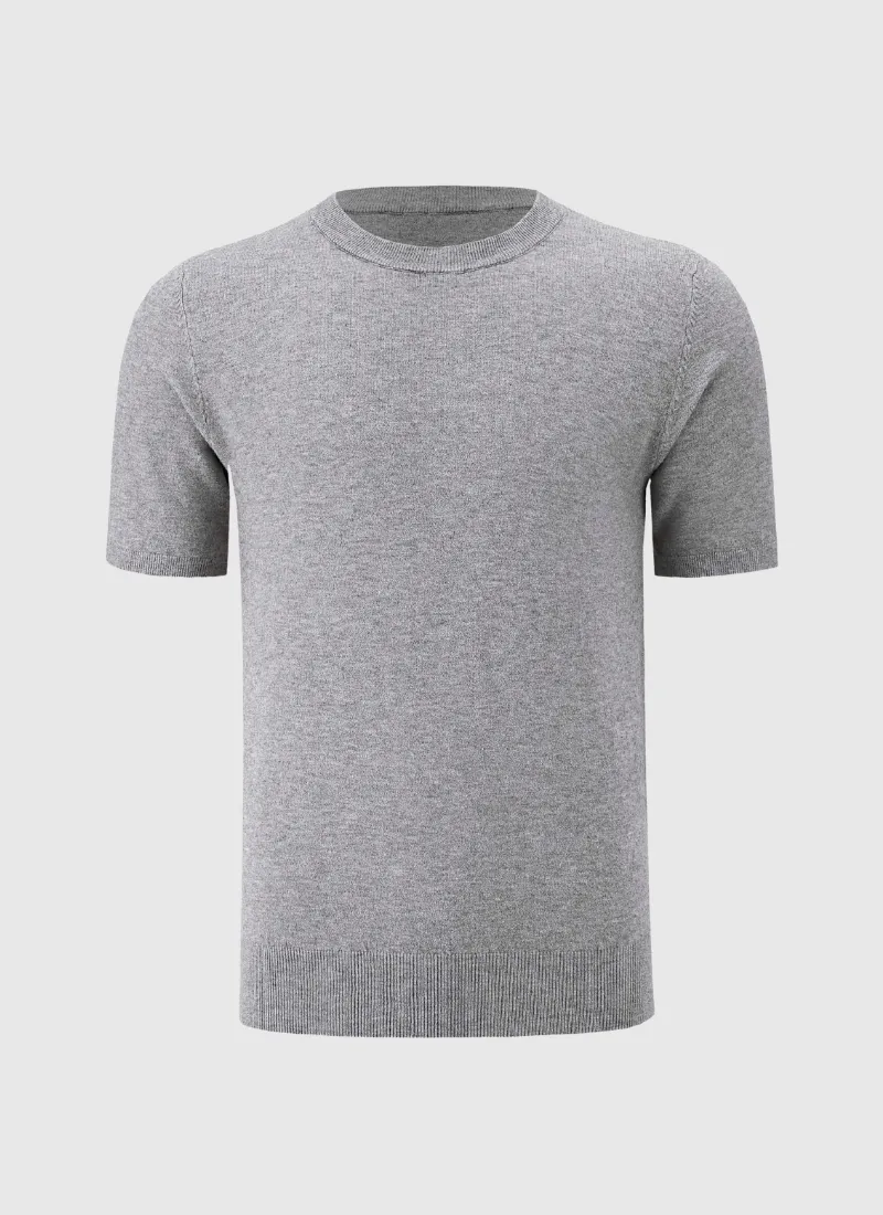Cashmere Crewneck T-Shirt