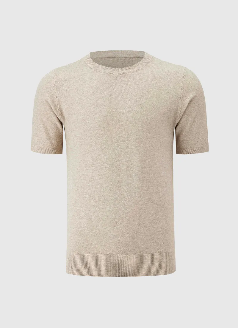 Cashmere Crewneck T-Shirt