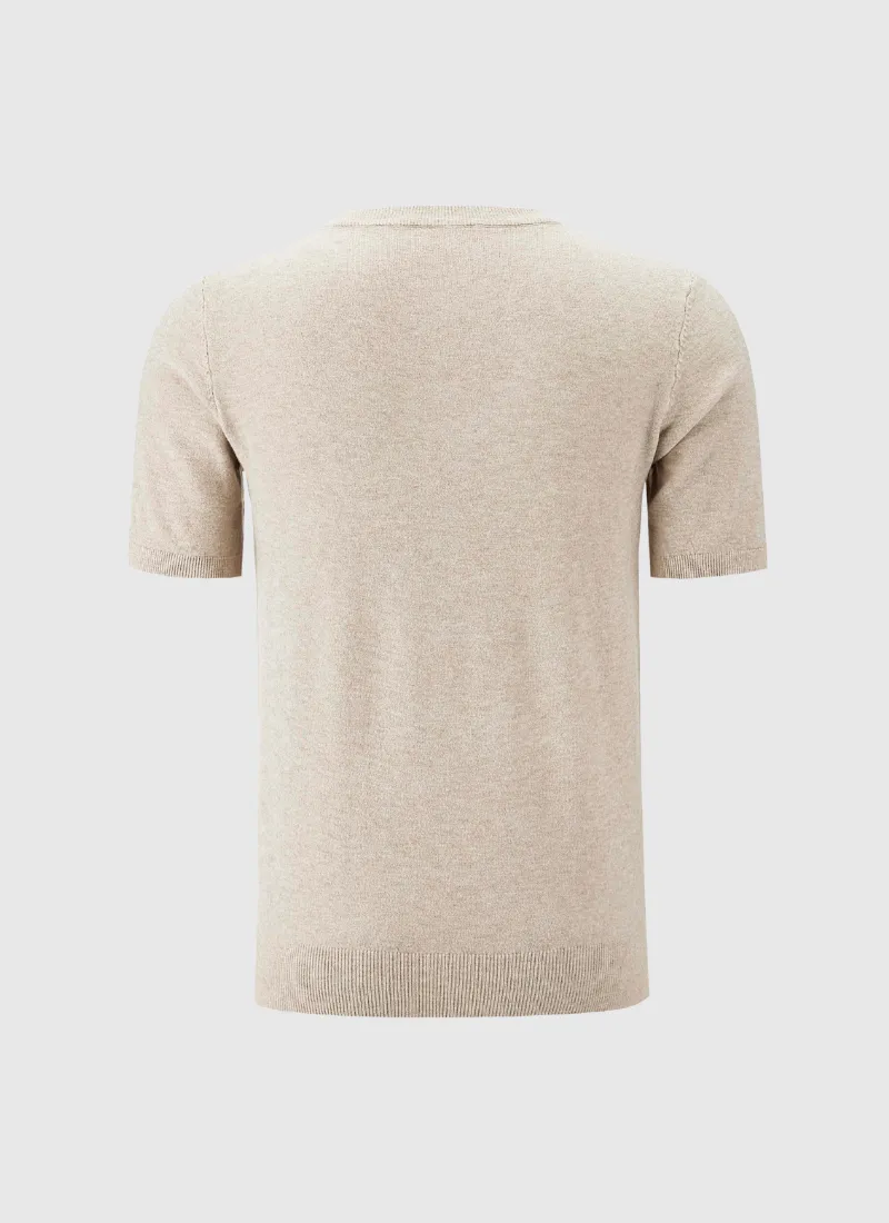 Cashmere Crewneck T-Shirt