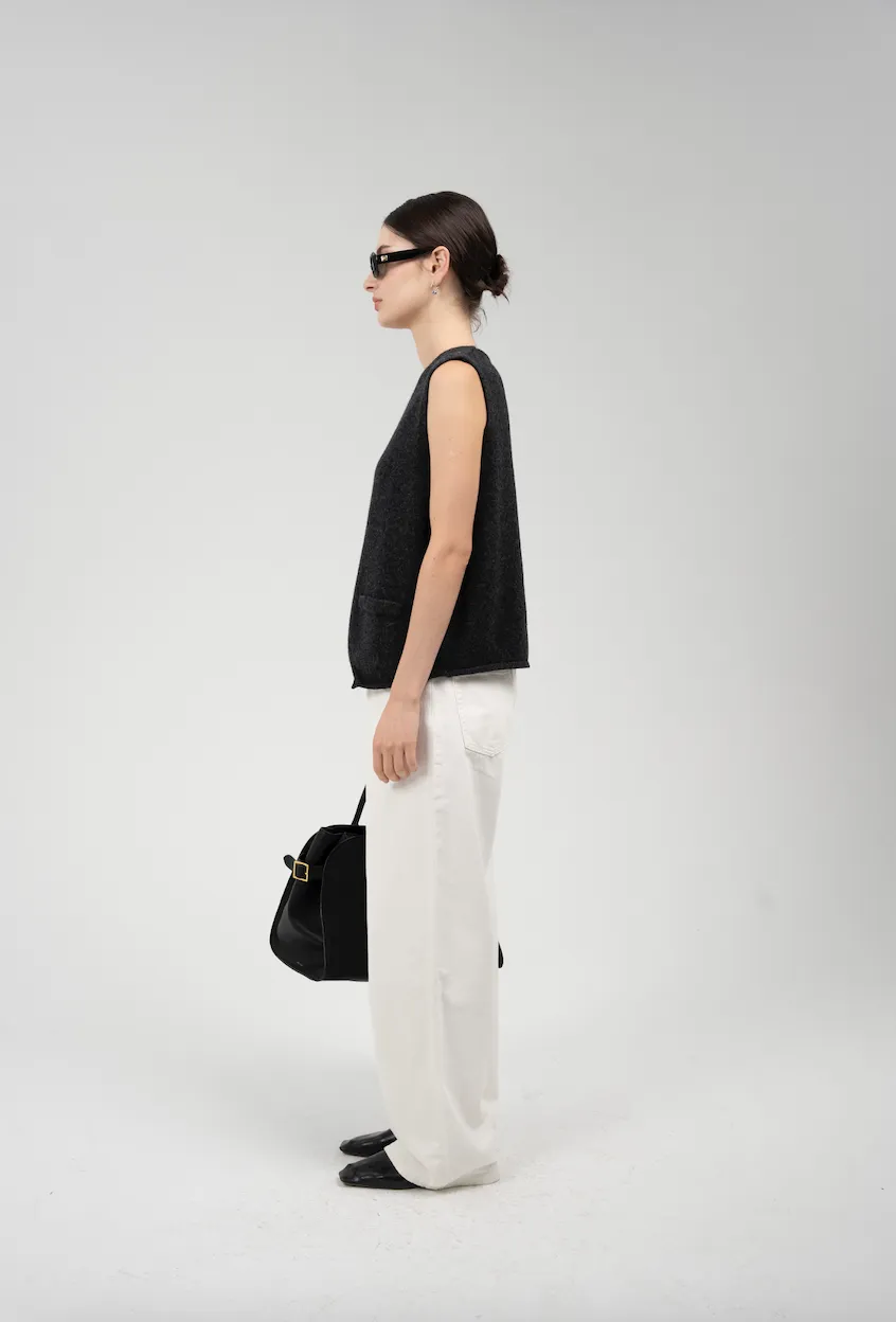 Cashmere Knit Vest