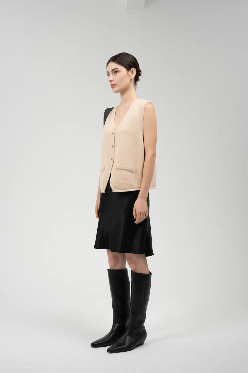 Cashmere Knit Vest