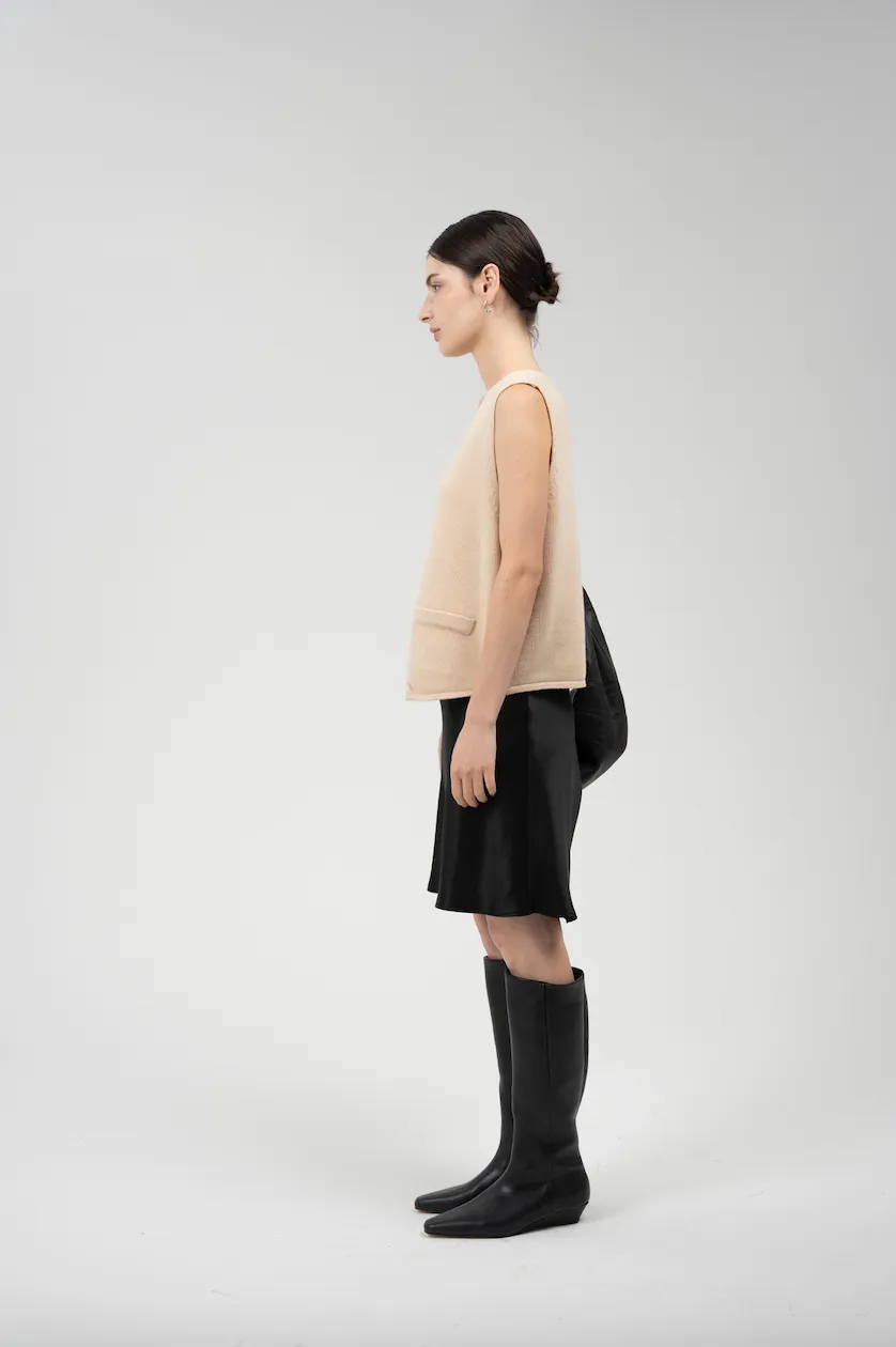 Cashmere Knit Vest
