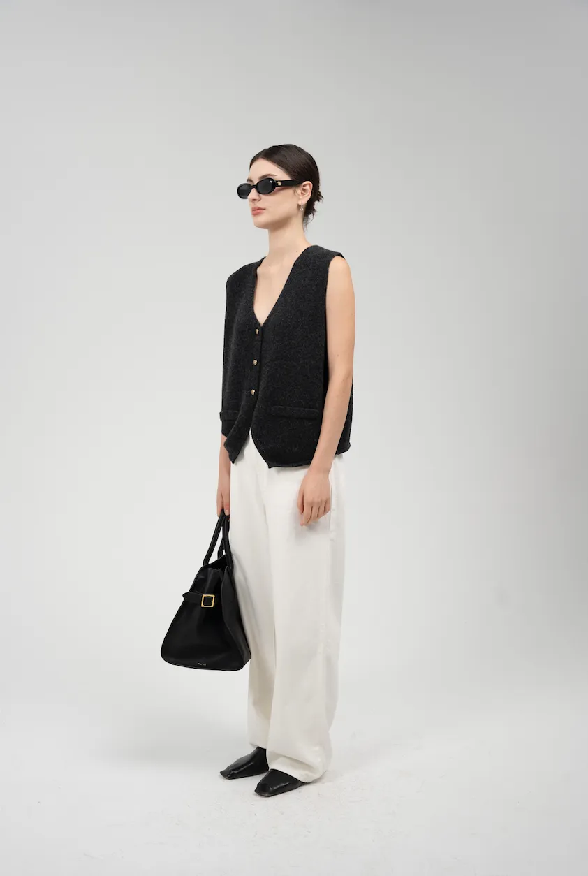 Cashmere Knit Vest