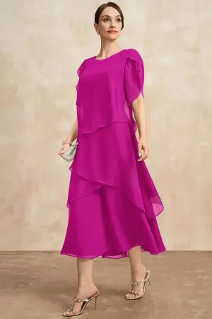 Celestia - Classic chiffon dress