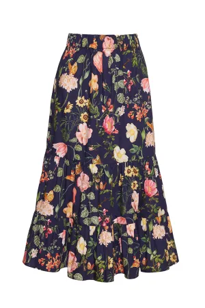 Chase Skirt - Stems Evening Blue