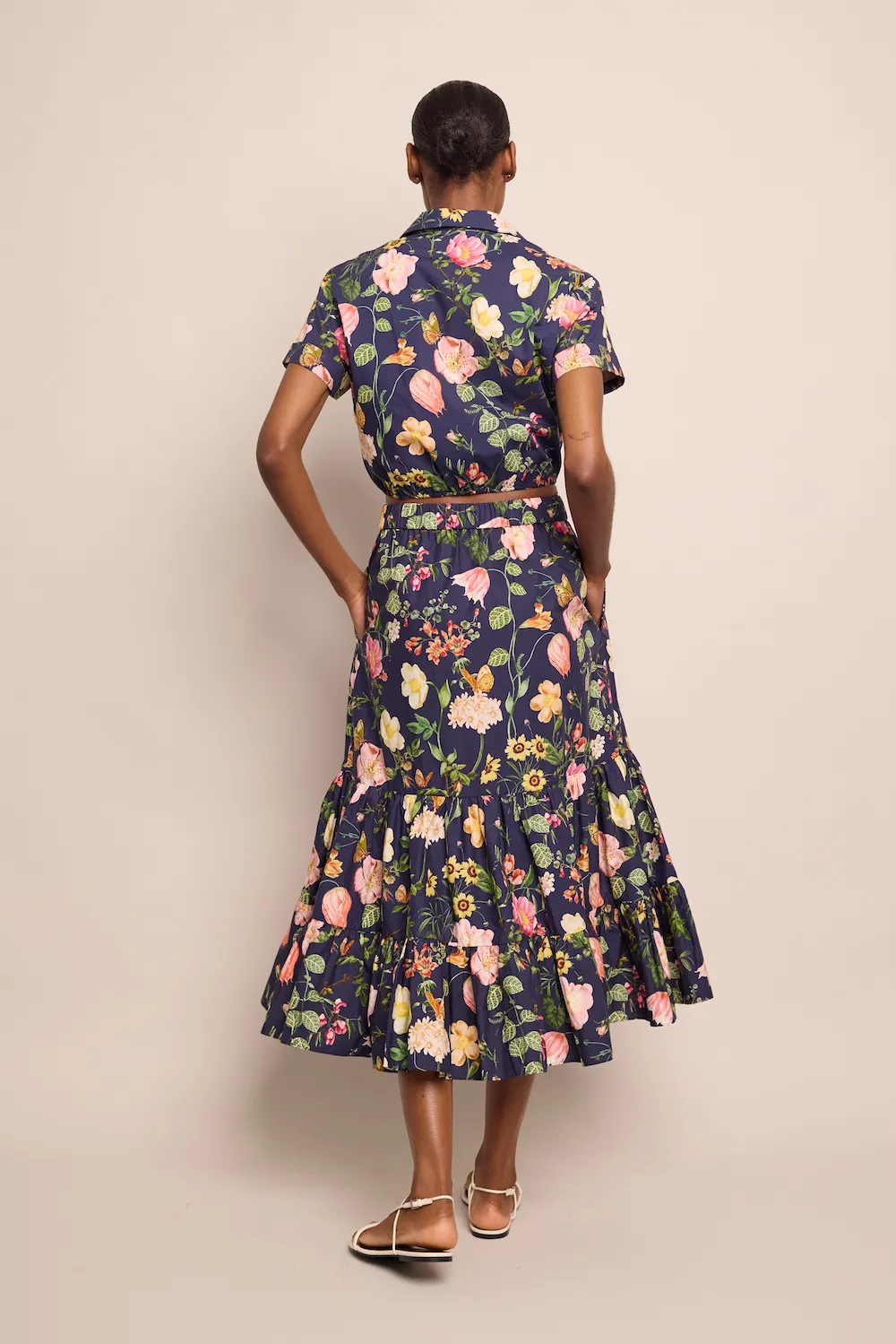 Chase Skirt - Stems Evening Blue