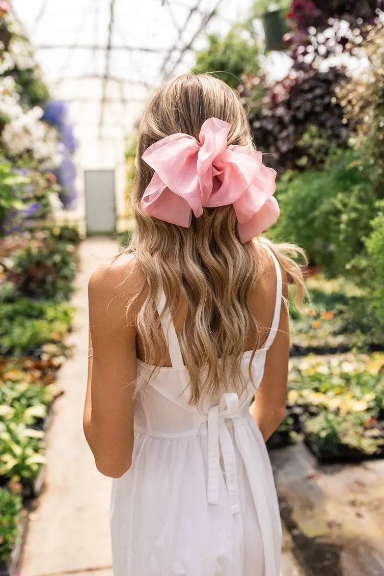 Chiffon Bow Barrette