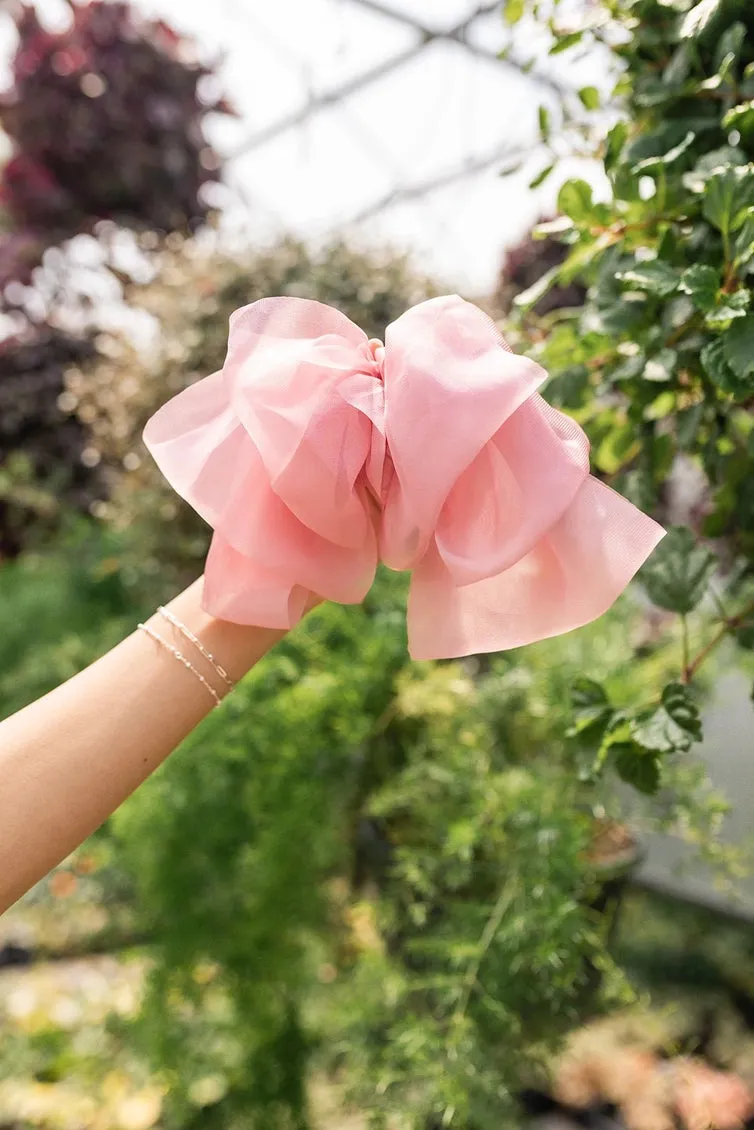 Chiffon Bow Barrette