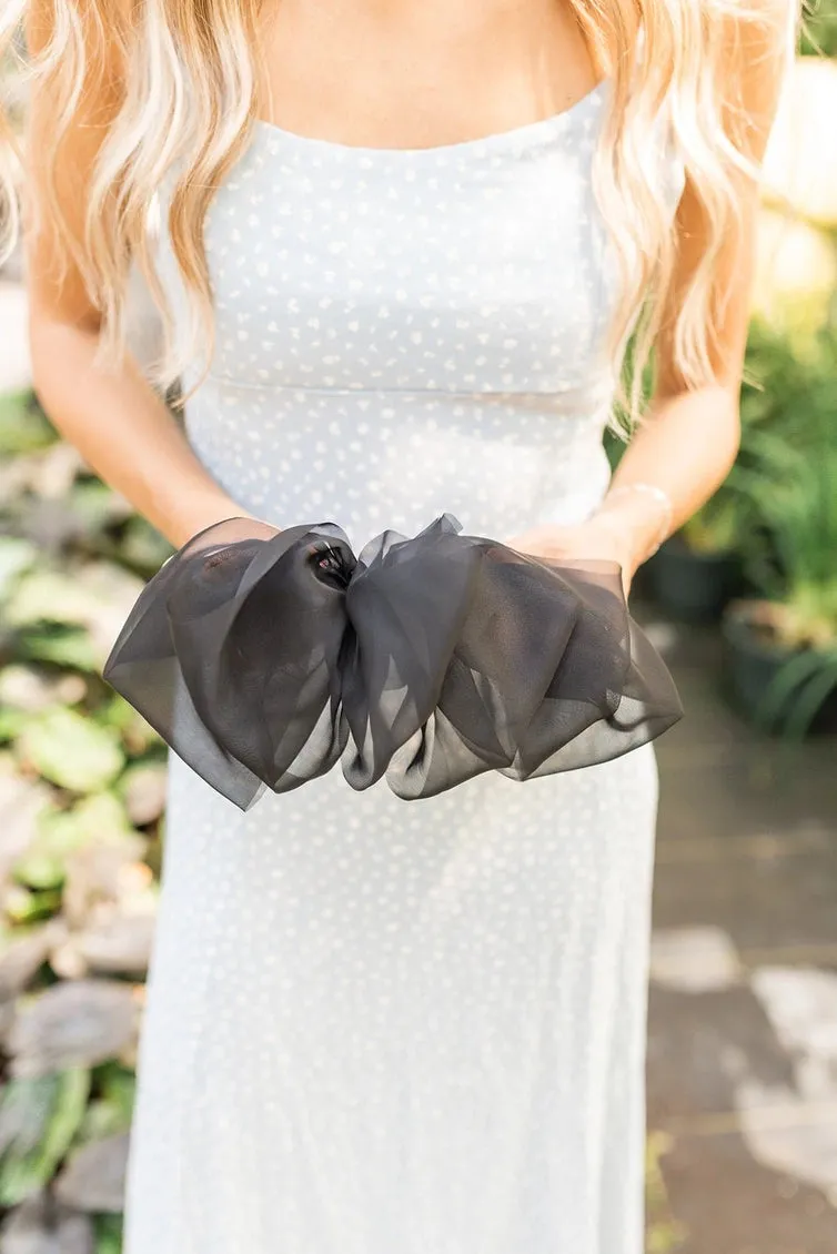 Chiffon Bow Barrette