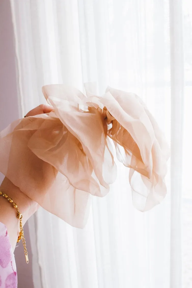 Chiffon Bow Barrette